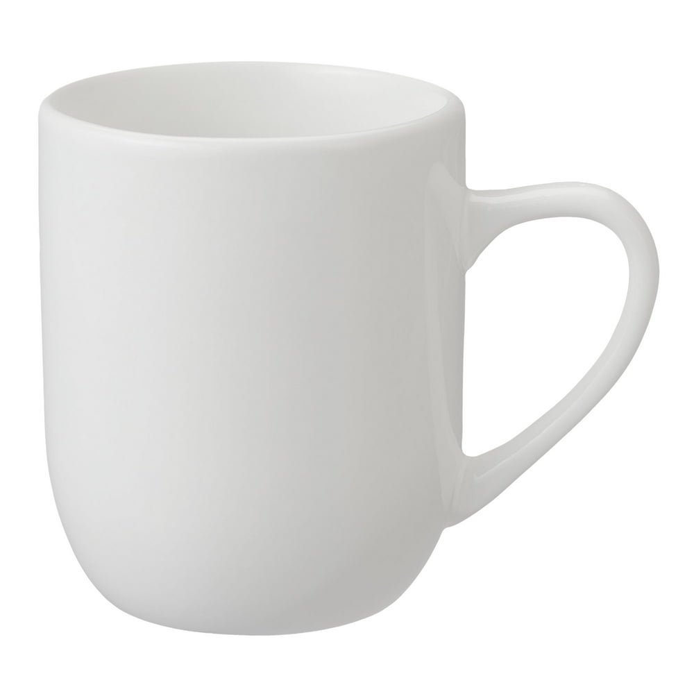 Mainstays Glazed White Stoneware Mug, 12ounces