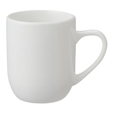 Mainstays Glazed White Stoneware Mug, 12 - Ounces