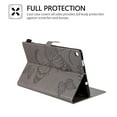 thumbnail image 3 of Dteck Folio Case For Amazon Fire HD 10 10.1" 2017 Model, Lightweight Embossed Butterfly PU Leather Flip Stand Case Cover with Card/Stlylus Holder,Gray, 3 of 4
