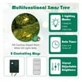 thumbnail image 6 of Yunken 6/7 FT Artificial Christmas Tree with Realistic Pine Cones and Adjustable Branch Brightness for Perfect Ambiance, 6 of 9