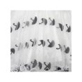 thumbnail image 5 of Girls Dress Bow Tie Black White Color Contrast Umbrella Sundress 12, 5 of 6