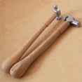 thumbnail image 4 of AOOOWER Ball Peen Hammer with Wooden Handle and Shock Reduction Grip for Metal Rivet, 4 of 16