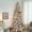 9ft Green, variant on Resenkos 9ft Prelit Artificial Flocked Christmas Tree with 750 Clear Lights, 2387 Tips & Metal Stand for Home Office Holiday, 9ft Green