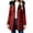 Red, variant on cocolona Womens Winter Long Jacket Hooded Long Sleeve Fleece Lined Zipper Outerwear Winter Snow Warm Long Coat