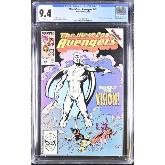 West Coast Avengers #45 - CGC 9.4 Comic Book