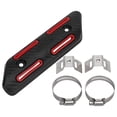 thumbnail image 3 of Cubierta aislante del escudo térmico del tubo de escape para motocicletas de 4 tiempos, vehículos todo terreno, vehículos todoterreno, UTV, color rojo Jadeshay A, 3 of 8