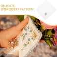 thumbnail image 3 of LEEYNEER 1Set Blue Cotton Lace Handkerchiefs For Women Perfect For Proms And Dating Events, 3 of 8