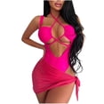 thumbnail image 2 of Women's V Neck One Piece Swimsuit, Tummy Control Bathing Suits with Full Coverage, Modest Swim Dress for Beach Vacation Pool Summer, 2 of 7