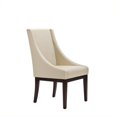 thumbnail image 1 of Safavieh Soho Leather Monroe Leather Slipper Swayback Arm Chair in Ivory, 1 of 1