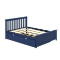 thumbnail image 4 of Max & Lily Full Size Bed Frame with Trundle, Solid Wood Platform Bed with Storage, 4 of 10