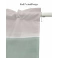 thumbnail image 5 of Christmas Linen Curtain Valance for Bedroom/Bathroom/Kitchen/Office/Living/Dining Room Window,Joy Peace Love Beige Teal Grey Xmas Bow Knot Rod Pocket Topper Decorative Cafe Drapes Panel 54"x18", 5 of 6