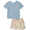 Tropez Floral, variant on by Gerber Baby and Toddler Boy Short- Sleeve Rash Guard and Trunk Set, 2-Piece, Sizes 0/3M-5T