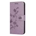 thumbnail image 2 of Allytech Galaxy A54 5G Case 6.4" Phone, PU Leather Lotus Butterfly Embossed Cards Holders Kickstand Shockproof Bumper Protective Flip Wallet Case Cover for Samsung Galaxy A54 5G - Lightpurple, 2 of 6