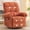 Orange, variant on Korser 360°Swivel Rocker Recliner Chair with Massage and Heat,Small Recliners for Small Space,Rocking Chair Nursery with Side Pockets for Living Room,Chenille,Orange