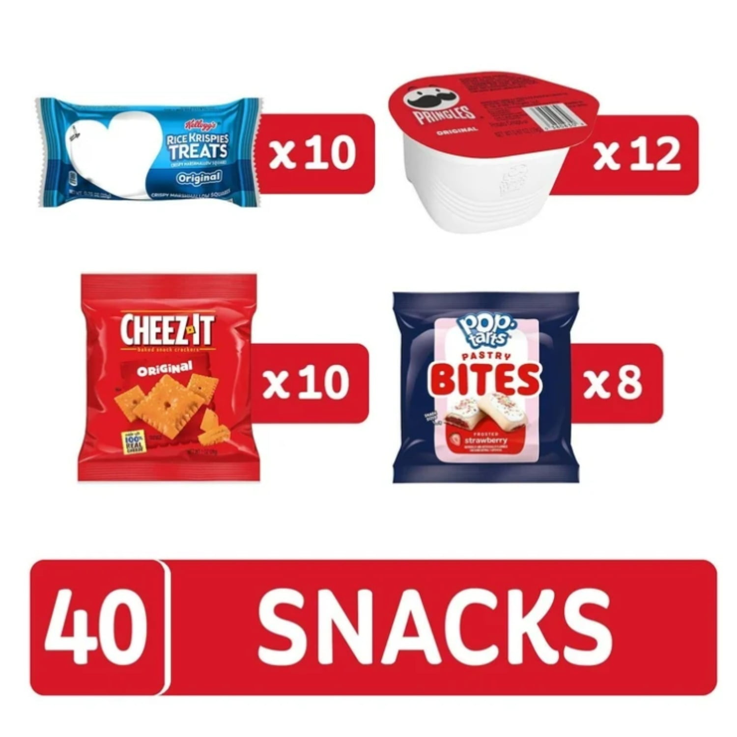 Kellogg's Family Favorites Mix Variety Pack, 40 Pk. – Cheez-It