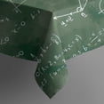 thumbnail image 5 of Math Equations Algebra Green Pattern Square Tablecloth,Waterproof Square Table Cover,Wipeable Spillproof Washable Table Cover for Home Kitchen Party Decor 60"x60"(152x152cm), 5 of 6