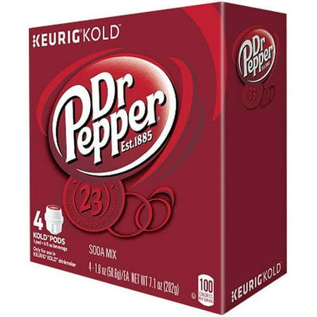 Dr Pepper Soda Mix, 1.8 oz, 4 ct