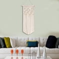 thumbnail image 4 of Macramé Tejido Colgante de Pared Bohemio ar Bohemio Elegante Decoración Artística Geométrica Tejida Hermosa Decoración de Dormitorio C Soledad Tapiz de macramé hecho a mano, 4 of 9