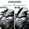 thumbnail image 5 of Compatible with Z 900 Z900 Z 650 z900 2020 2021 2022 New motorcycle windshield visor windshield double bubble wind deflector, 5 of 5