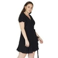 thumbnail image 3 of Black Wrap Dress, 3 of 4