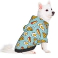 thumbnail image 2 of Gaeub Hot Dog Pizza Dog Hoodie Sweatshirts Warm Dog Clothes for Small Dogs,Puppy and Cat Costume-XX-Large, 2 of 7