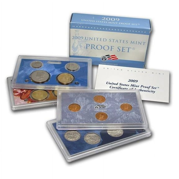 2009 Proof Set - U.S. Mint 18-Coin Clad Set - Lincoln Bicentennial Cents & Territories Quarters - Includes COA & OGP