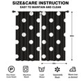 thumbnail image 2 of 2 Panels Print Pattern Nursery Curtains Boys Girls Kids Window Drapes for Living Bedroom Playroom Room Decor Rod Pocket 42x84 Inch, 2 of 5