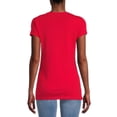 thumbnail image 2 of No Boundaries Women's Juniors Everyday Short Sleeve T-Shirt, 3-Pack, 2 of 5