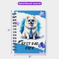 thumbnail image 5 of Happy Father's Day Best Samoyed Cool Dad Ever Spiral Bound Journal Siberian Sammy Dog Lover 5x7in Spiral Notebook - 12007, 5 of 5