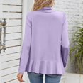 thumbnail image 5 of iHPH7 Cardigan Sweaters for Women Lightweight Casual Outerwear Fall Fashion Knit Cardigans for Women Soft Cardigans for Women Light Cardigans for Women Open Front Cardigan for Women Purple XXL, 5 of 7