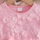 thumbnail image 5 of Arcos para Niñas Vestido de Malla de Manga Voladora con Cinturón Color Sólido Nudo de Arco Vestir Fiesta Casual Niños Vestido de Primavera, 5 of 9