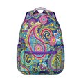 thumbnail image 1 of Geometric Paisley Design School Backpack for Students Colorful Artistic Vintage Boho Floral Pattern, Comfortable and Multifunctional Students’s Backpack, 1 of 6