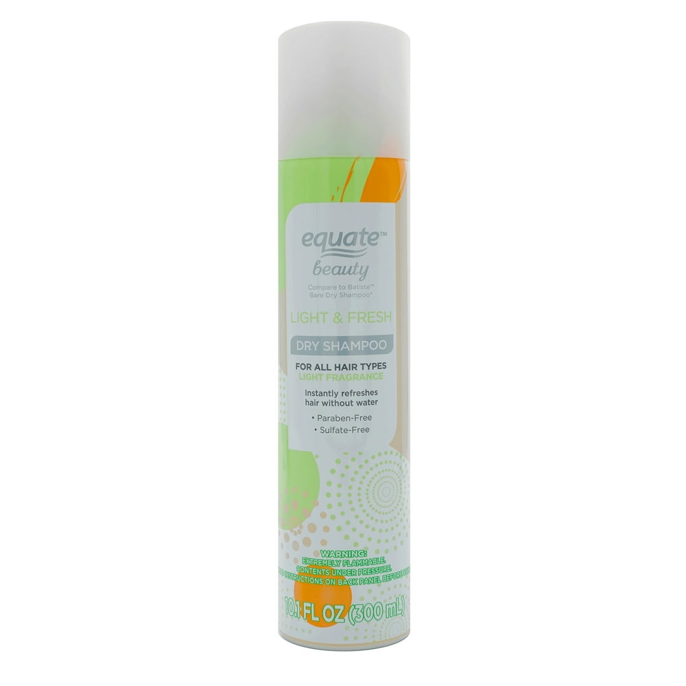 Equate Beauty Dry Shampoo, Light & Fresh, 10.1 fl oz (300mL) Walmart