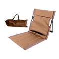 thumbnail image 4 of S SERENABLE Coussin de Siège Portable Oxford avec Sac de Transport pour Randonnée Concerts Randonnée Marron, 4 of 9