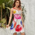 thumbnail image 5 of Pastel Rainbow Lollipop Sundress Sleeveless Dress Summer Women Clothes Dress for Women Dresses, 5 of 7