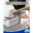thumbnail image 3 of MR.SIGA Toilet Stool Squat Adult, Bathroom Stool Heavy Duty, Anti Slip Toilet Step for Bathroom, Toddler Step Stool for Kids, 3 of 8