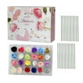 thumbnail image 2 of Caja de regalo de flores, centros de mesa de regalo de flores para ancianos, ramo de flores de seda, arreglo floral para compromiso de Acción de, 2 of 8