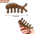 thumbnail image 3 of Portable Facial Massage Tool with Green Sandalwood Wide-Tooth Comb and Acupressure Scalp Massager, 3 of 4