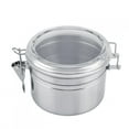 thumbnail image 2 of Paullice Pot de Stockage Récipient à café en Acier Inoxydable Pot de Stockage scellé sous Vide pour Noix de thé au Sucre (800ml), 2 of 14