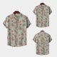 thumbnail image 2 of Hawaiian Shirt For Men, Men's Vintage Button Down Bowling Shirts Short Sleeve Summer Beach Shirt 2XL, 2 of 5