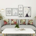 thumbnail image 4 of Pbobriich Vintage Red Pillow Covers 18x18 4Pcs Flower Bird Throw Pillow Case Linen Pillowcases for Sofa Couch, 4 of 5