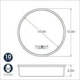 thumbnail image 4 of Nordic Ware Naturals 10 Inch Round Layer Cake Pan, Silver Aluminum, 4 of 4