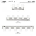 thumbnail image 2 of Livex Lighting West Lake Bath Light in Brushed Nickel, 2 of 8