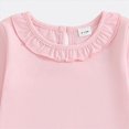 thumbnail image 5 of TOWED22 Toddler Newborn Baby Girl Outfits Clothing Long Sleeve Graphic Tee + Elastic Waist Pants 2 Piece Set Clothes for Playtime(Red,6-12 M), 5 of 7