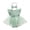 A115-Green, variant on Hessimy 0-24M Infant Girl Puff Sleeve Bodysuit Baby Peter Pan Collar Romper Toddler Ruffle Jumpsuit Casual Tops,Stylish(Green