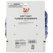 Walgreens Soft Knit Turban Headwrap, Assorted Designs, 2-Pieces