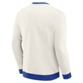 thumbnail image 3 of Men's Darius Rucker Collection by Fanatics  Cream Denver Broncos Colorblock Pullover Sweatshirt, 3 of 6