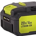 thumbnail image 6 of Master Mechanic 20V Lithium Ion Rechargeable Tool Charging Battery, Green, 6 of 6