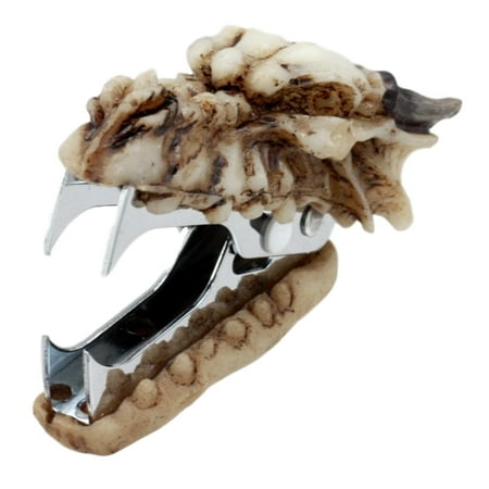 - Ebros Gift Skeleton Ossuary Bone Dragon Head Staple Remover 3.25