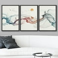 thumbnail image 2 of wall26 Framed Canvas Print Wall Art Geometric Smoke Cloud Horse Bird Forest Abstract Shapes Illustrations Modern Art Decorative Boho Multicolor for Living Room, Bedroom, Office - 16"x24"x3, 2 of 5